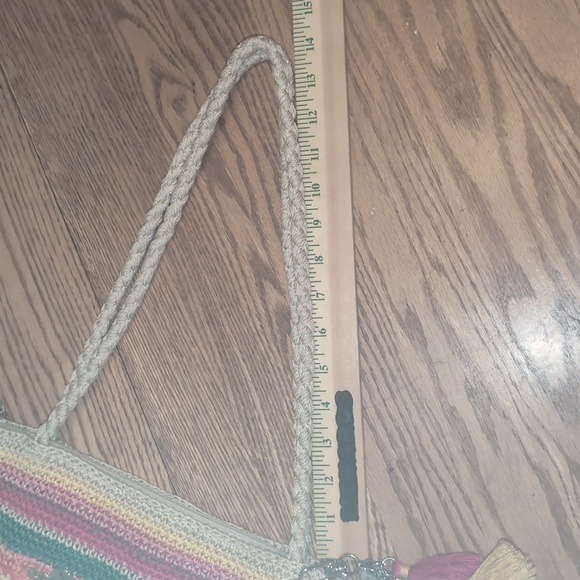 The Sak rainbow colored crochet boho Sak bag - Picture 11 of 15